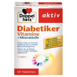 Doppelherz aktiv Qandli diabet bilan og‘rigan bemorlar uchun vitaminlar Old ko'rinish