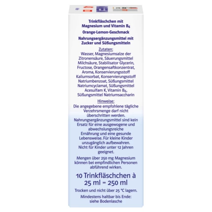 Doppelherz system MAGNEZIJUM 400 LIQUID Pogled sa desne strane