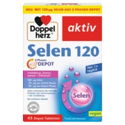 Doppelherz aktiv Selen 120 2-fazni DEPO Prednji pogled Retuširani prednji pogled Zadnji pogled Pogled sa leve strane Pogled sa desne strane