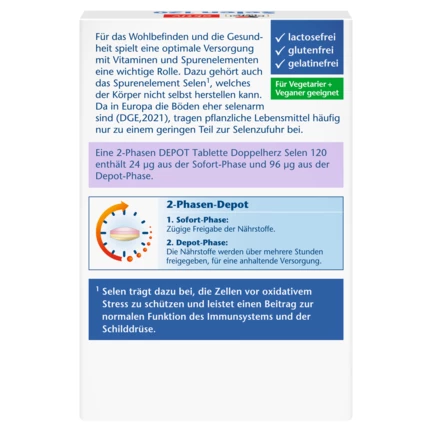 Doppelherz aktiv Selen 120 2-fazni DEPO Zadnji pogled