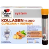 Doppelherz system KOLAGEN 11.000 KURKUMA + ĐUMBIR Prednji pogled Retuširani prednji pogled Zadnji pogled Pogled sa leve strane Pogled sa desne strane