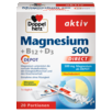 Illustration of the product packaging Doppelherz aktiv Magnezijum 500 + B12 + D3 DEPO DIRECT front view