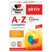 Doppelherz aktiv A-Z DEPOT Prednji pogled Retuširani prednji pogled Zadnji pogled Pogled sa leve strane Pogled sa desne strane