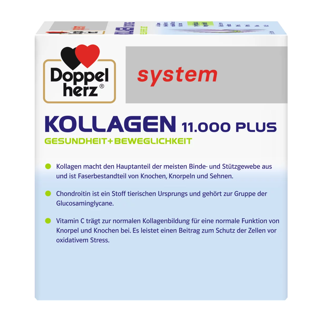 Doppelherz system KOLAGEN 11.000 PLUS  Pogled sa leve strane